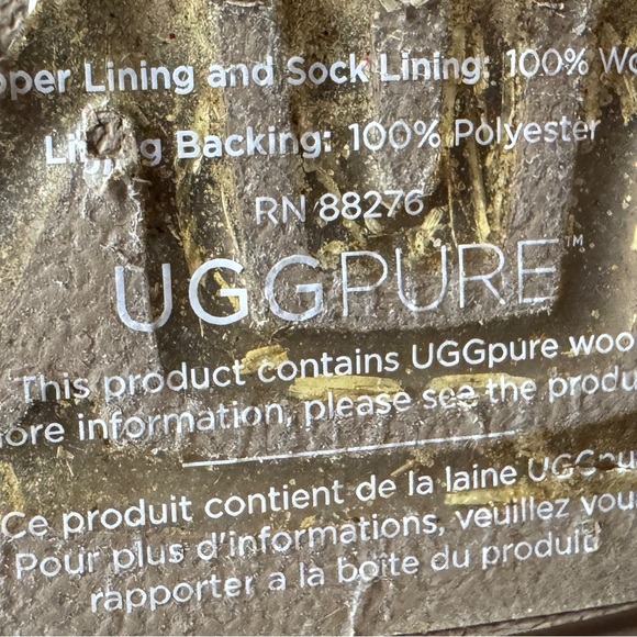 Rare! OG UGG Mink Purple pure Wool Suede Boots Australia Classic Tall - Picture 10 of 10